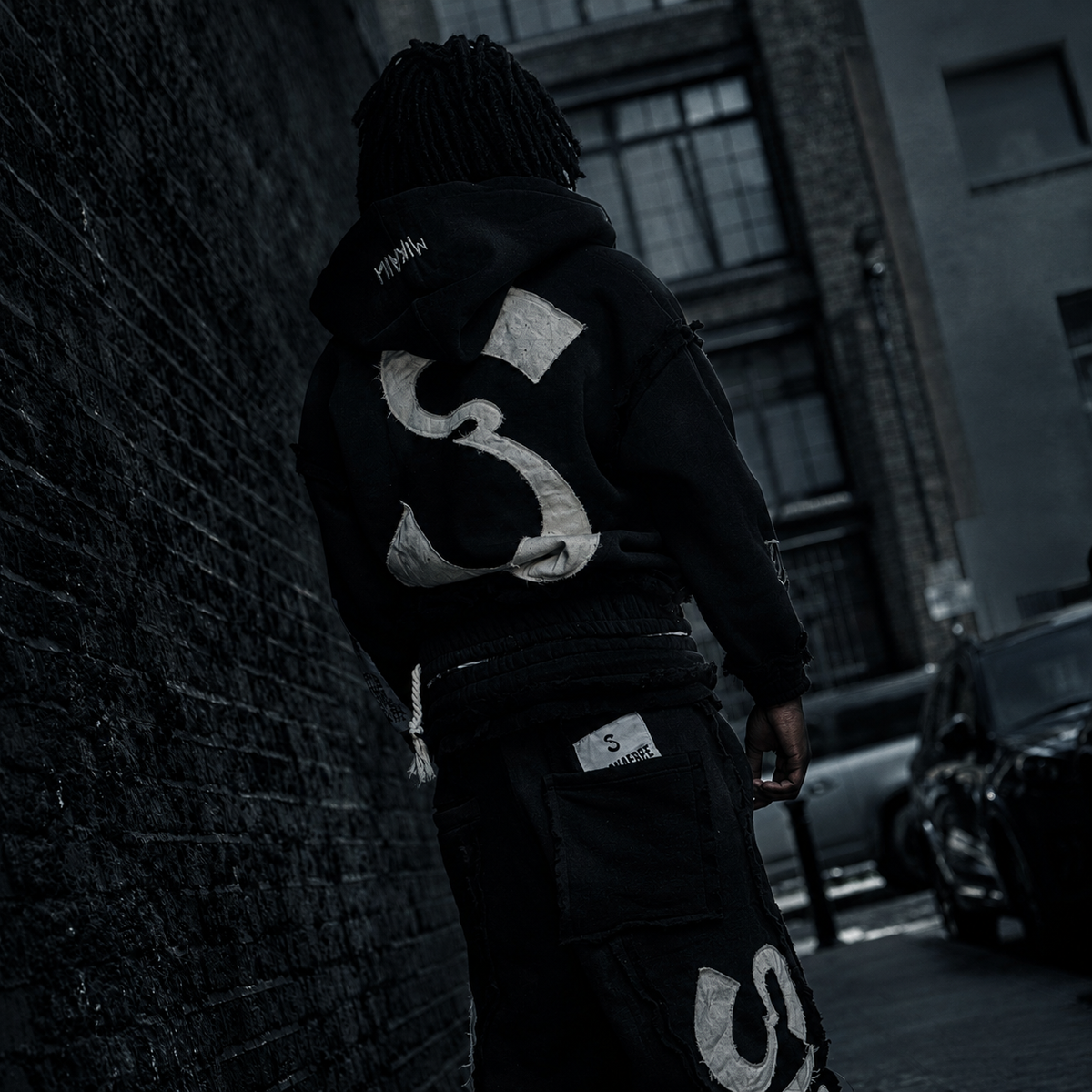 DARK GREY FULL-ZIP HOODIE
