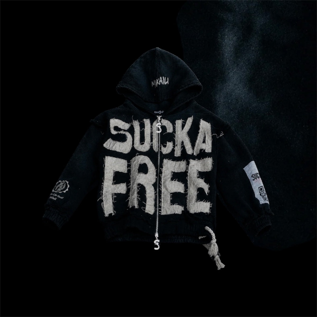 DARK GREY FULL-ZIP HOODIE