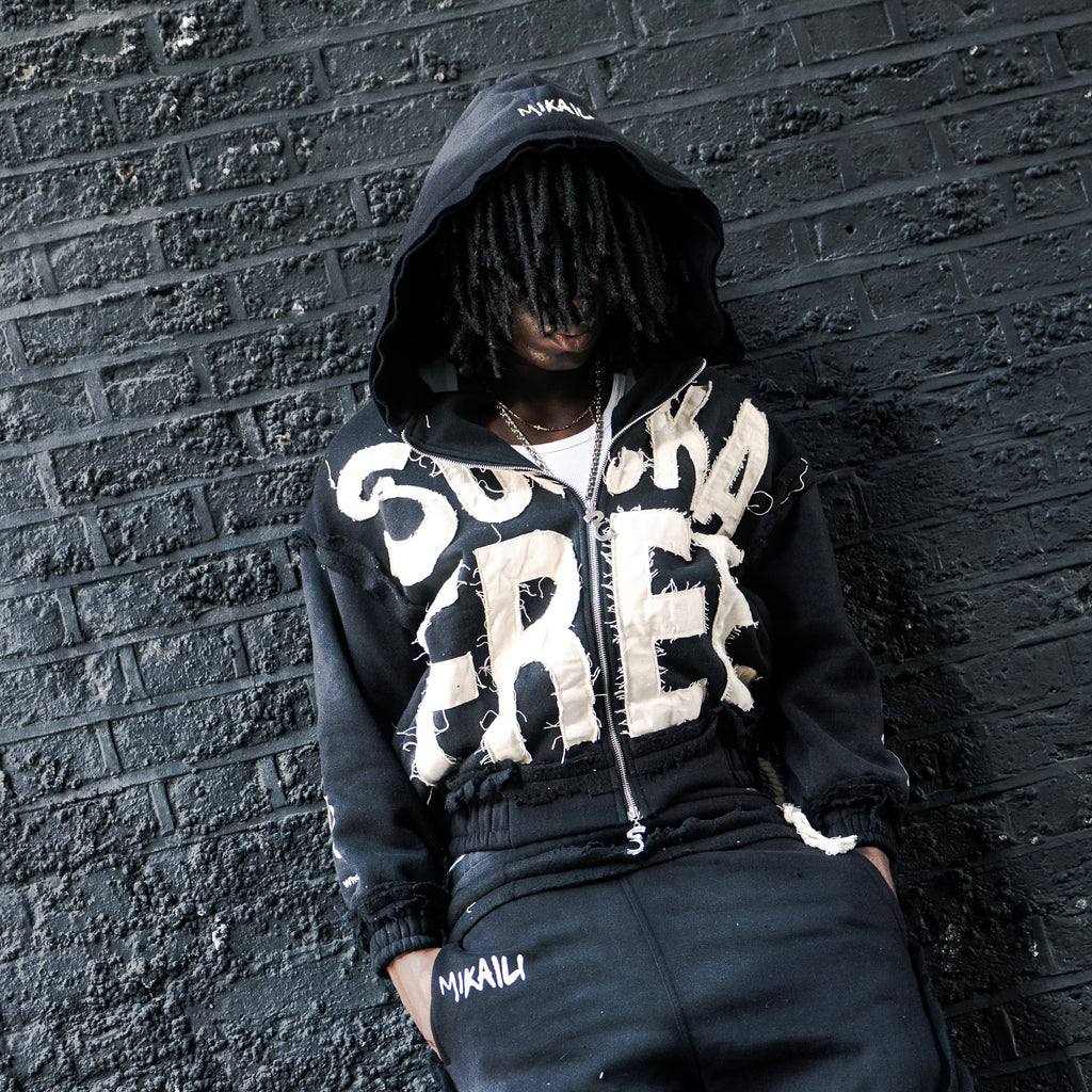 DARK GREY FULL-ZIP HOODIE