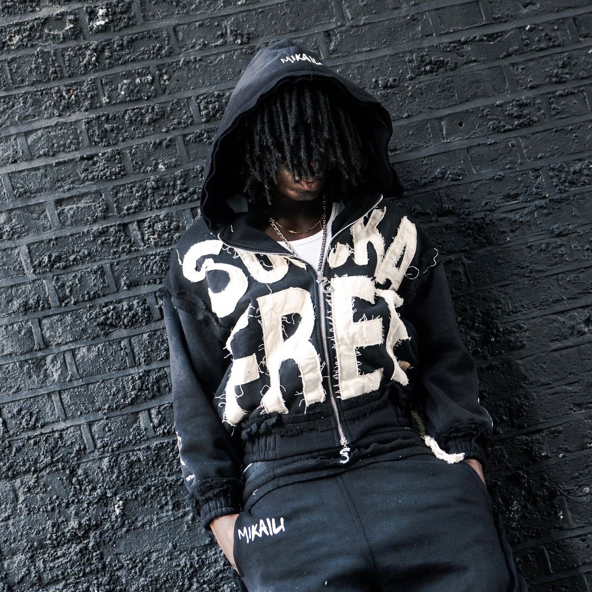 DARK GREY FULL-ZIP HOODIE