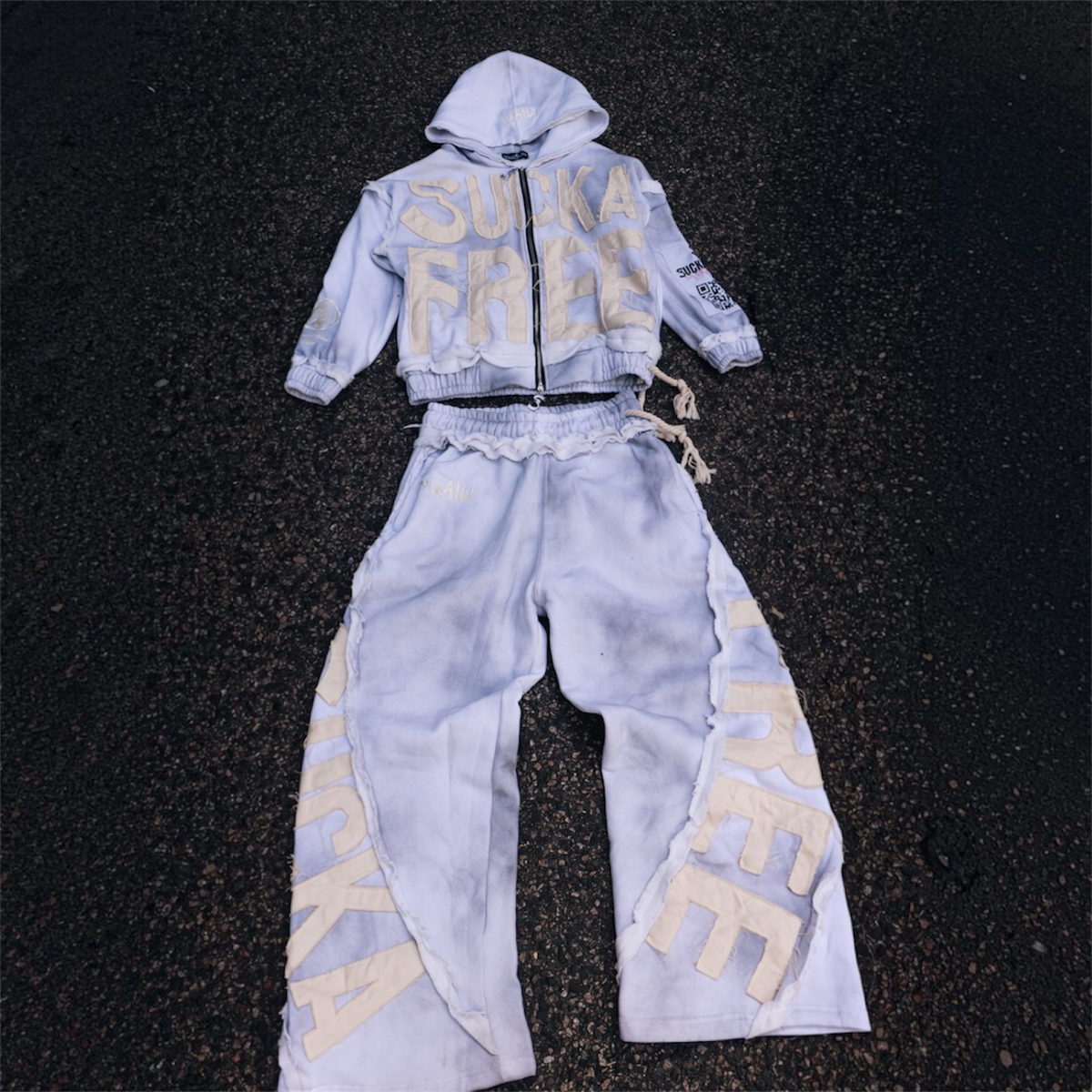 LIGHT GREY FULL TRACKSUIT