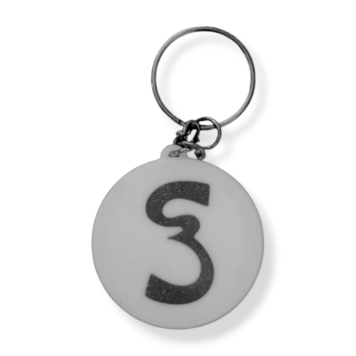 WHITE KEYRING
